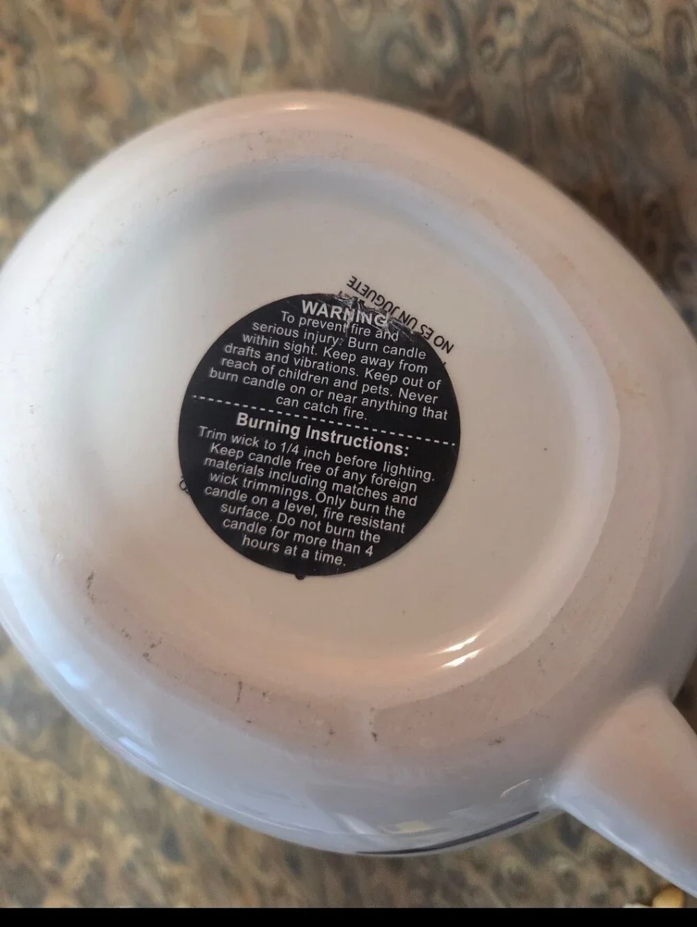 Hello Kitty White Ceramic Candles